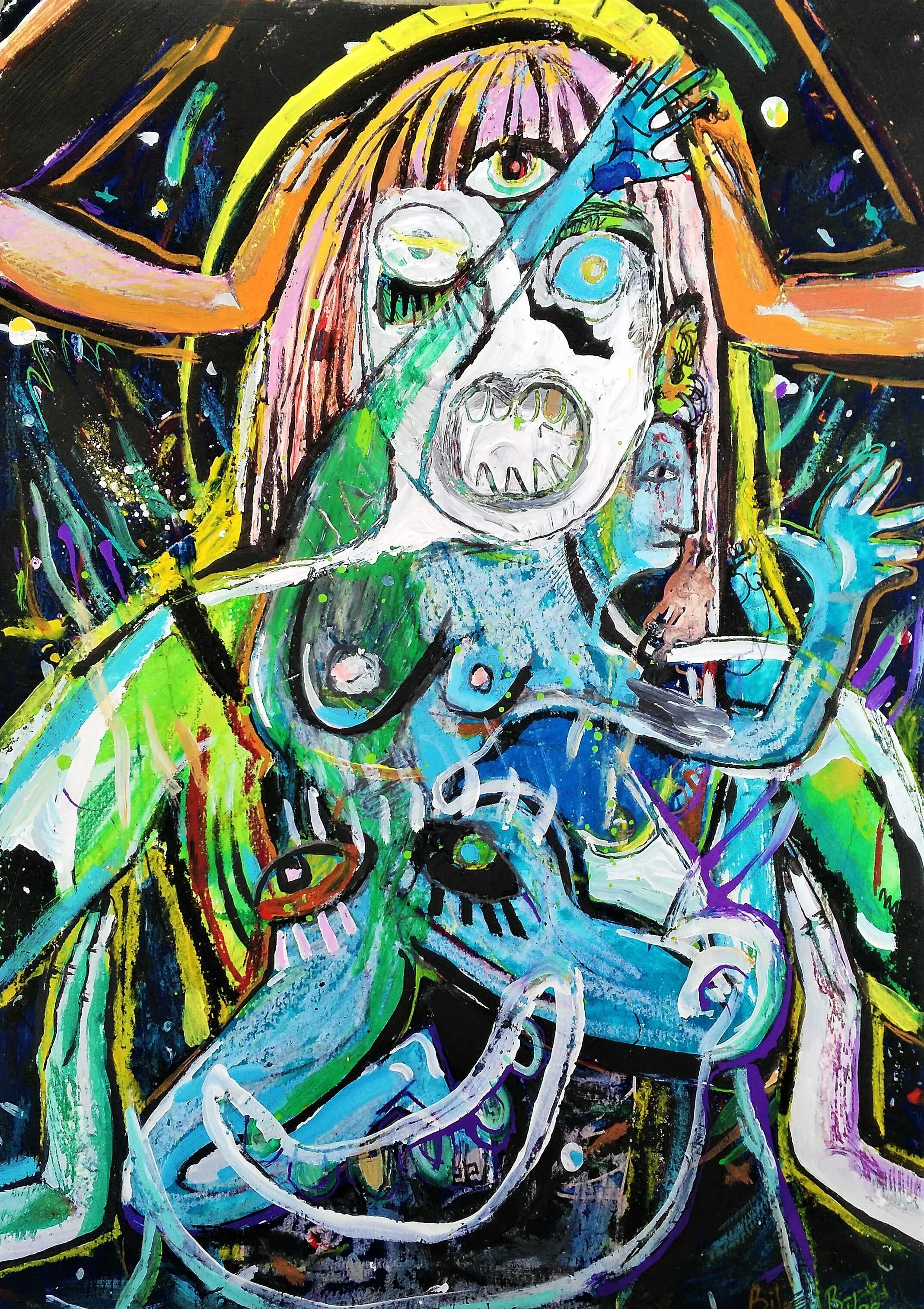 Ha Ha, Mixed media