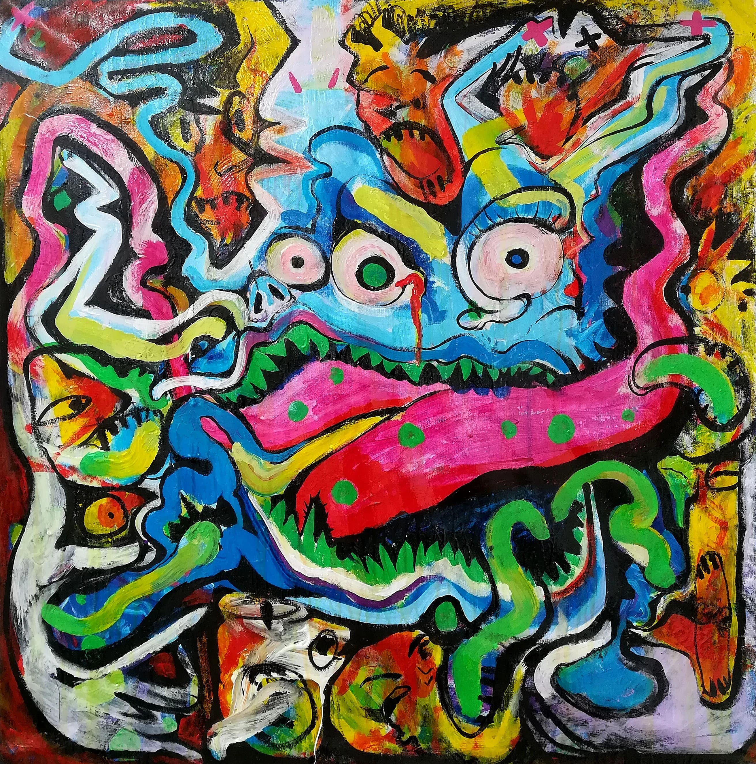 Hell, Mixed media
