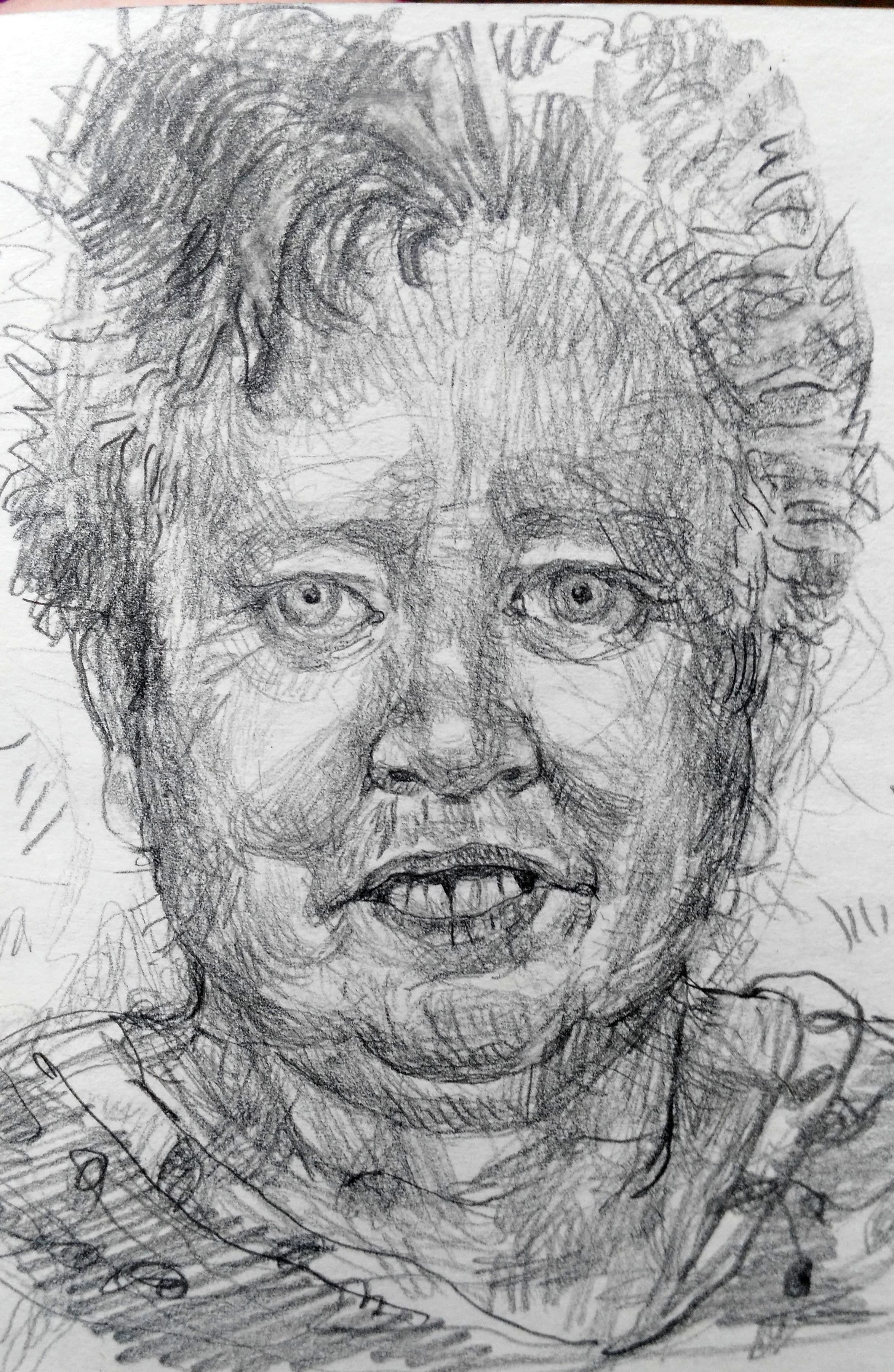 Human IV, Mixed media