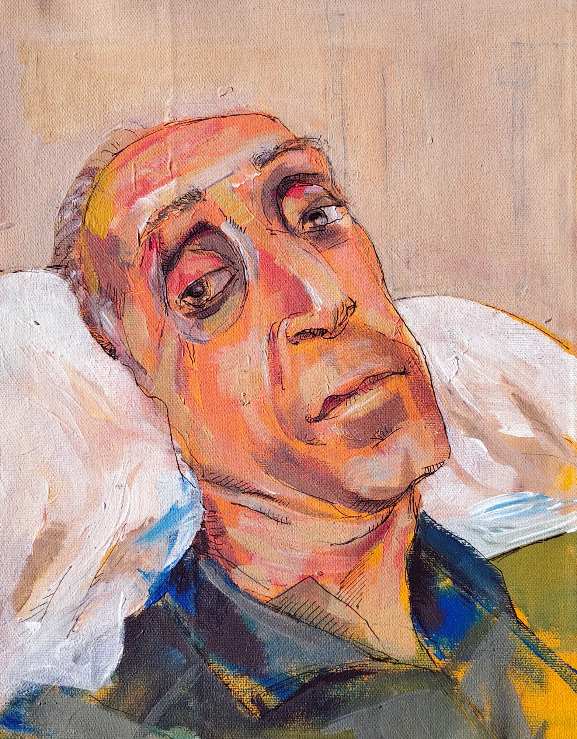 Portrait, Mixed media