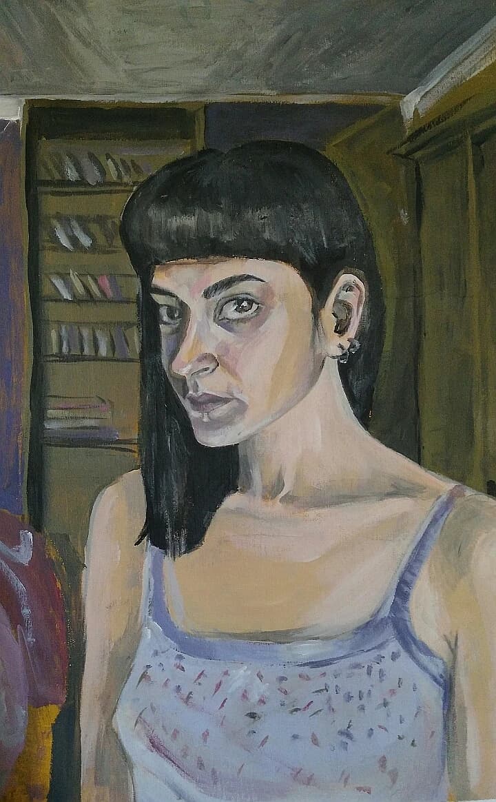 Selfportrait, Mixed media