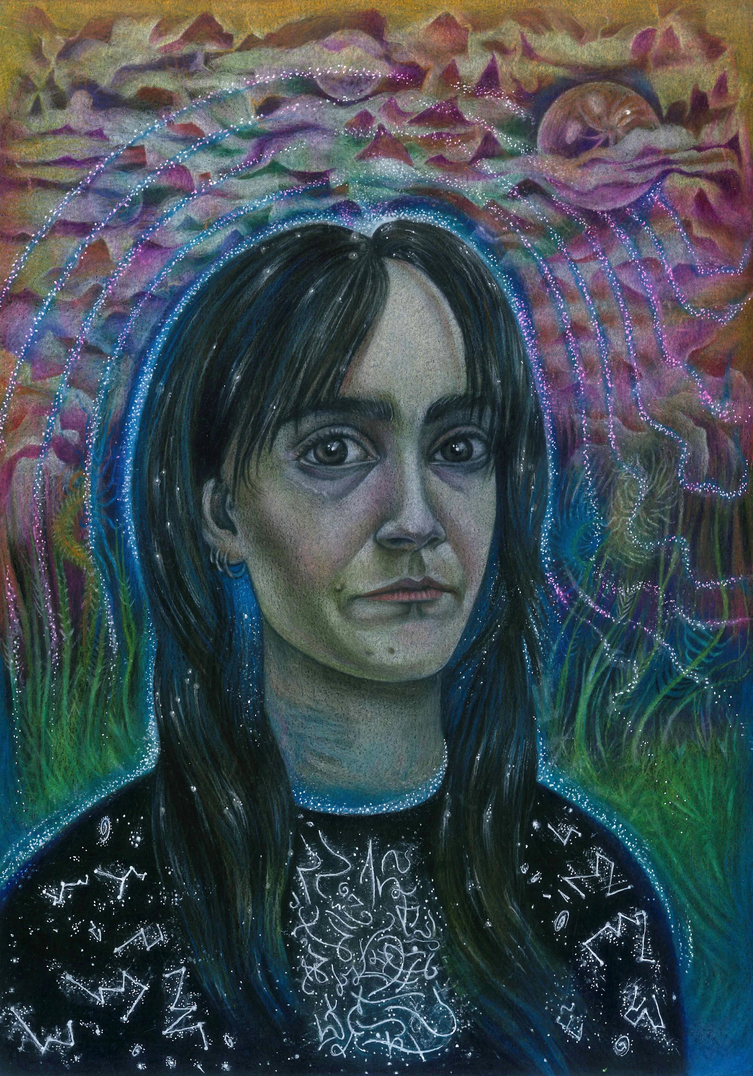 Selfportrait 3, Mixed media