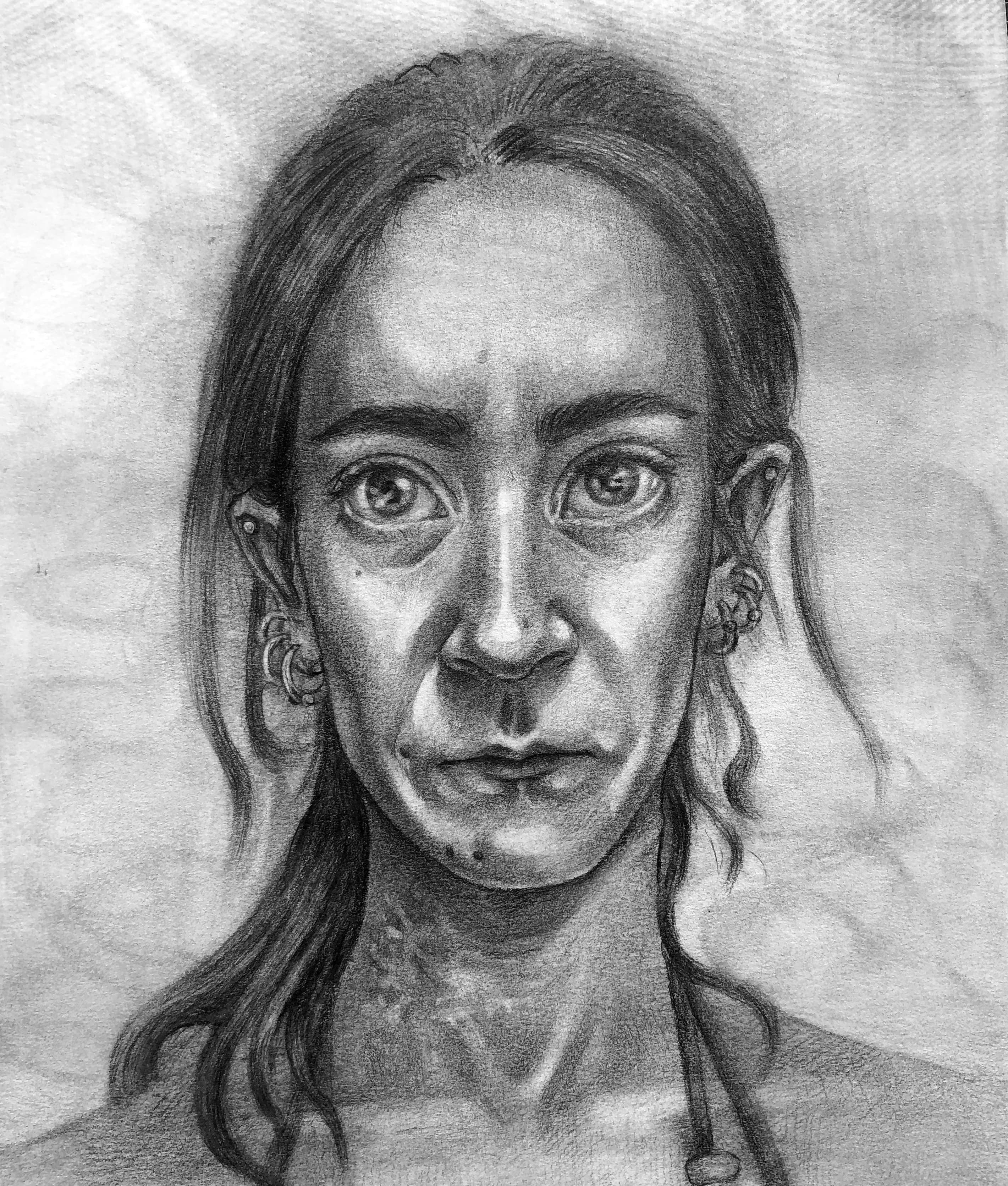 Selfportrait, Mixed media