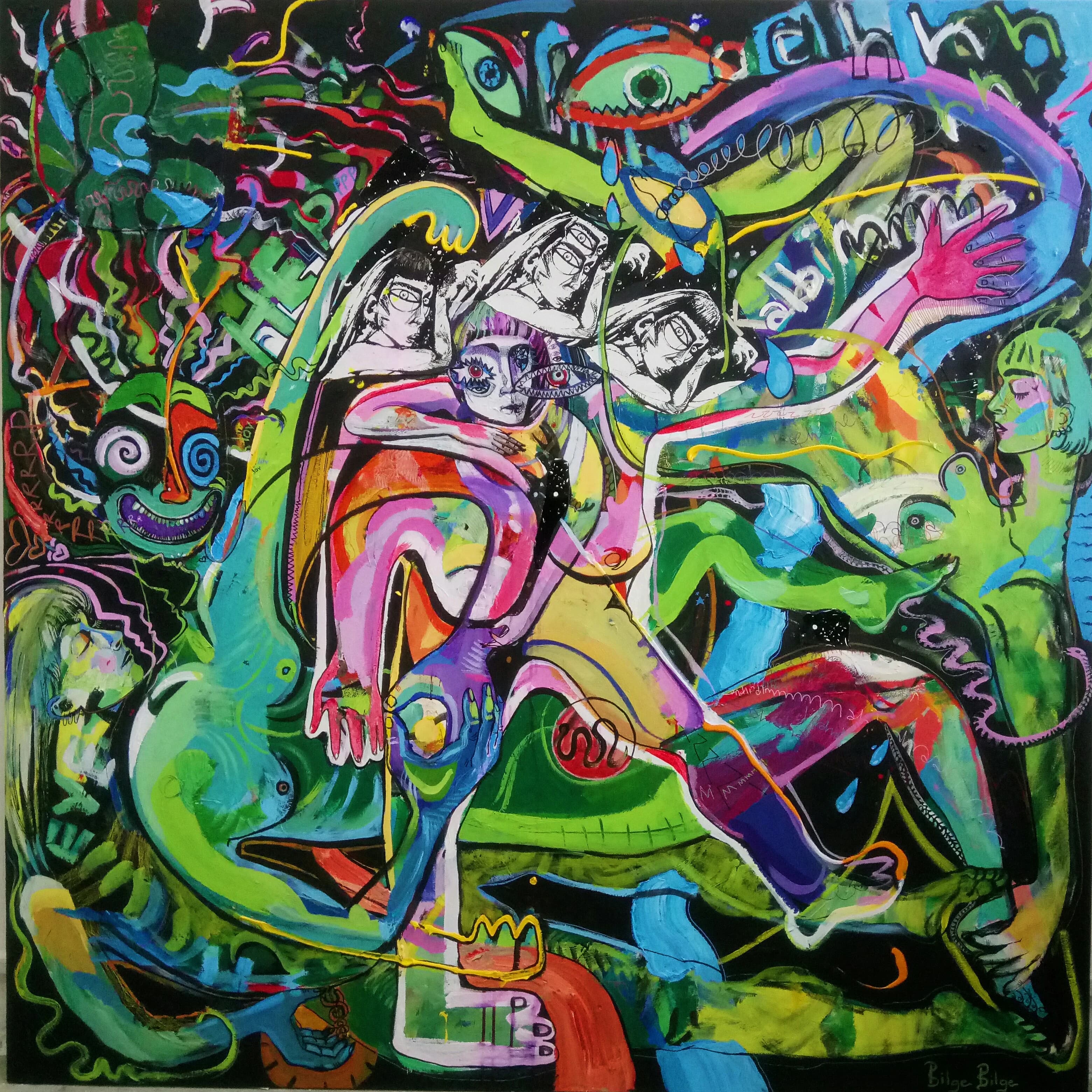 Winner Of The Peaceful War, Mixed media