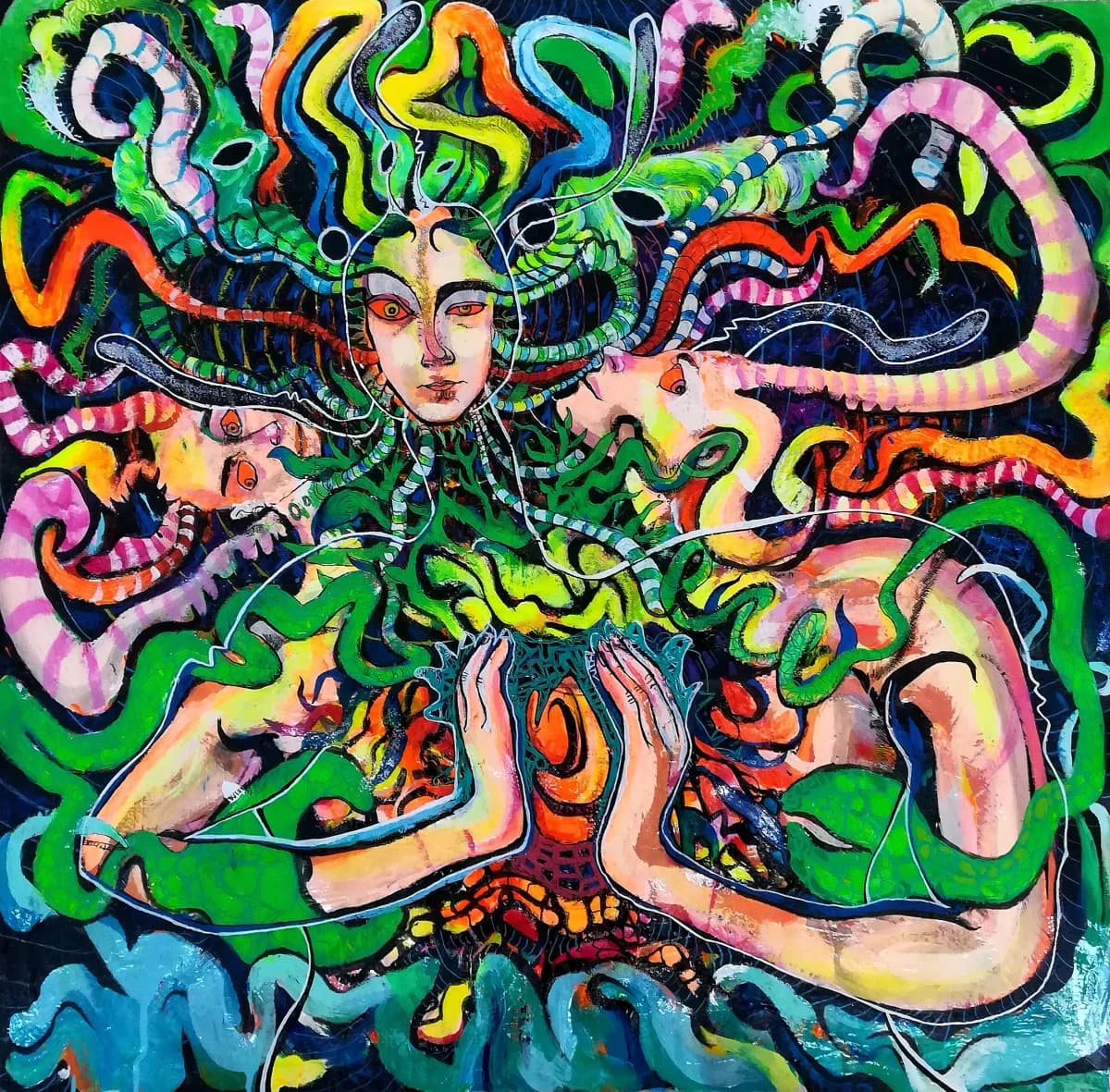 Abundance, Mixed media