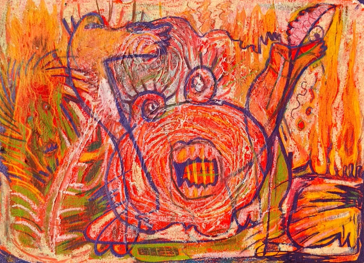 Anger, Mixed media